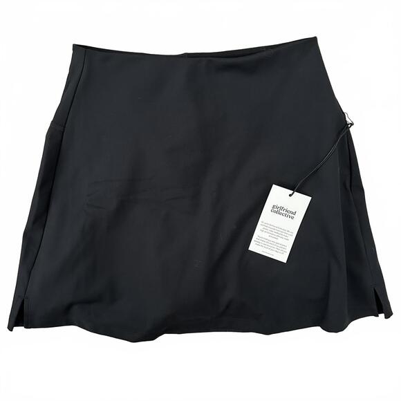 NWT Girlfriend Collective Black Sport Skort Black Size M - Picture 1 of 7